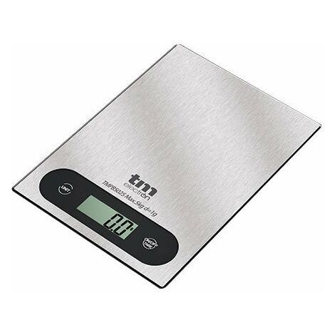 Báscula de Cocina TM Electron Gris 5 kg