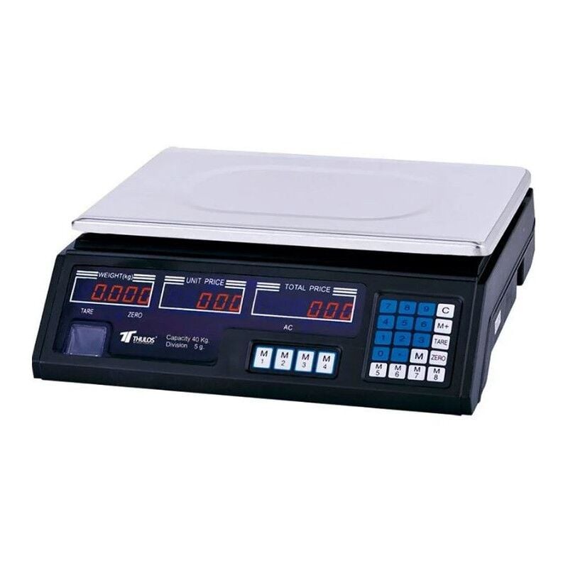 

Báscula de comercio comercio digital 40 Kg - 5 gramos graduación