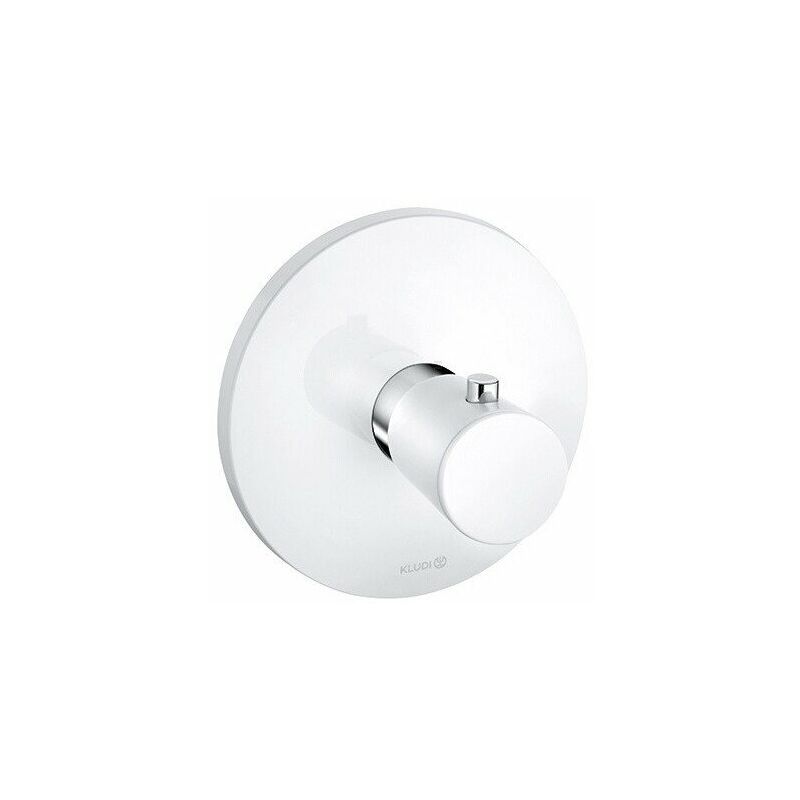 

Báscula de ducha termostática empotrada cromo / blanco