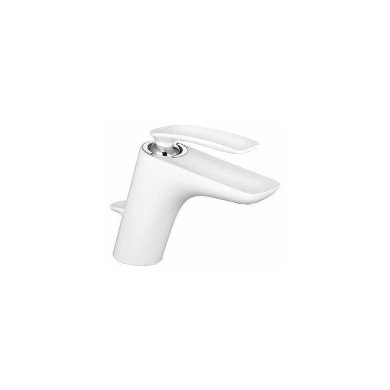 

Báscula de lavabo de cromo blanco