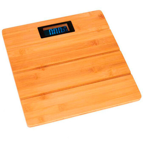 Báscula Digital de Baño Berilo CN-B3315C Marrón Bambú 150 kg