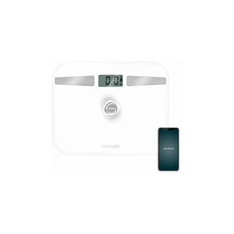 

Bh Design - Báscula Digital de Baño Cecotec EcoPower 10200 Smart LCD Bluetooth 180 kg Blanco