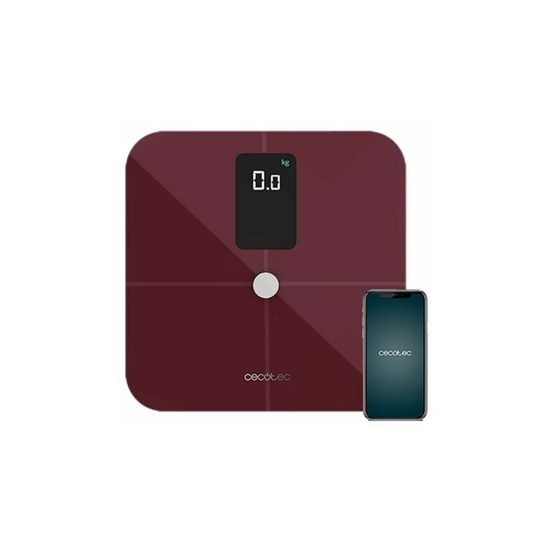 

Báscula Digital de Baño Cecotec Surface Precision 10400 Smart Healthy Vision Granate