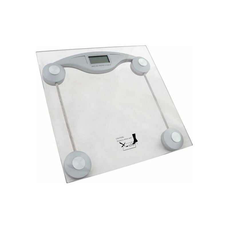 

Báscula Digital de Baño DKD Home Decor Transparente Cristal Acero (CR2032)