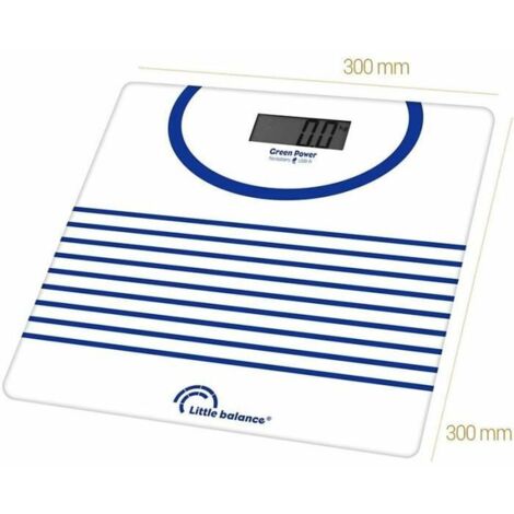 Báscula Digital de Baño Little Balance 8655 Azul/Blanco 180 kg