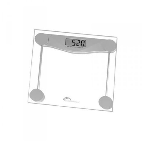 Báscula Digital de Baño Little Balance SB2 Transparente Cristal Templado 160 kg