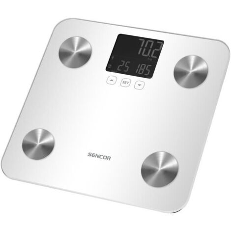 Báscula Digital de Baño Sencor SBS 6025WH Blanco 180 kg