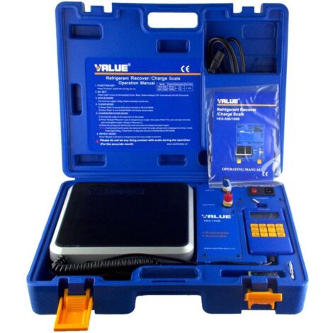 Bascula digital programable para gas refrigerante Value VES-50 A