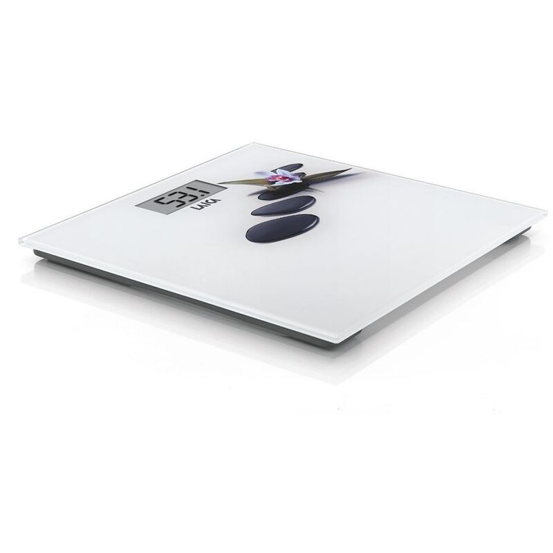 

Báscula electrónica color blanco 180 kg.
