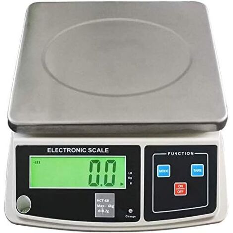 Báscula electrónica de mesa de alta precisión, 15 kg / 0,5 g
