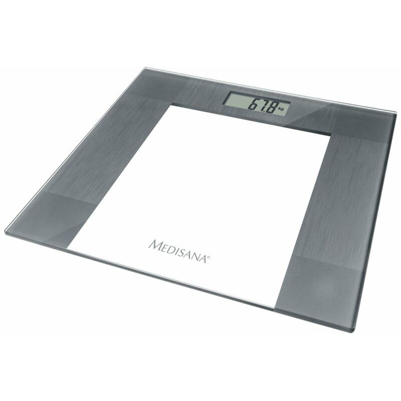 

Báscula de cristal de peso personal PS 400 - Plateado - Medisana