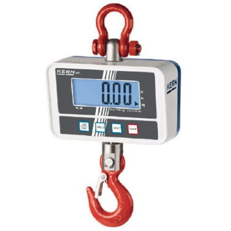 Báscula para colgar con amplio display LCD rango de pesaje