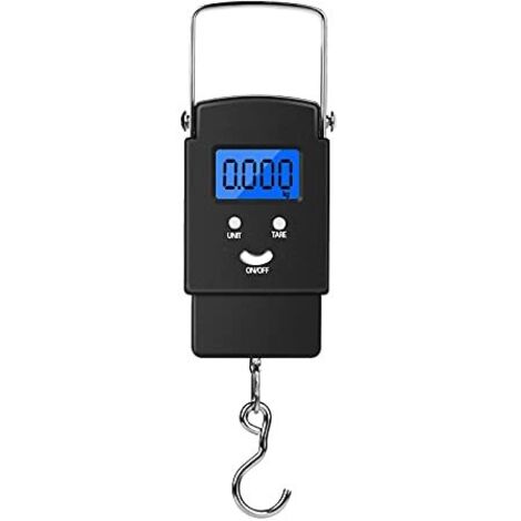 Báscula para equipaje, báscula para pesca, báscula colgante, báscula electrónica, máximo 50 kg