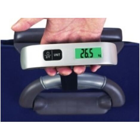 Bascula Pesamaletas Digital Max.50Kg Bateria Litio Ilsa