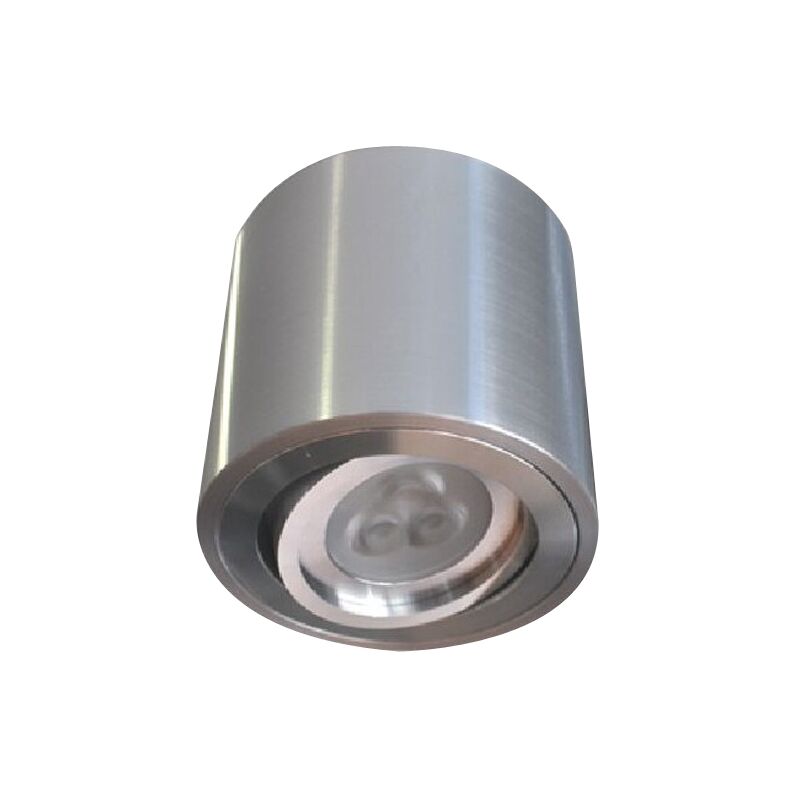 

Basculante superficie circular aluminio rayado 50W - Aluminio