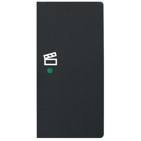 Bascule double avec symbole ’’scène’’ à droit e noir mat