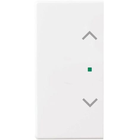 Bascule double avec symbole ’’store’’ gauche/droite studio blanc