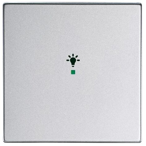 Bascule simple avec symbole ’’Lumière’’ alu-argenté