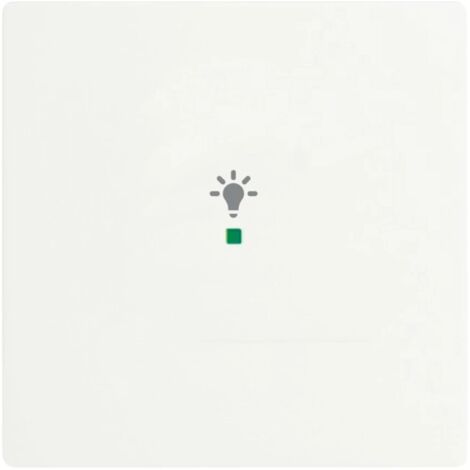 Bascule simple avec symbole ’’Lumière’’ studio blanc mat