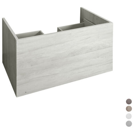 BASE 2 CASSETTI  MOD. UNIKA Misura: cm 100x45,5xH.50 Olmo Bianco