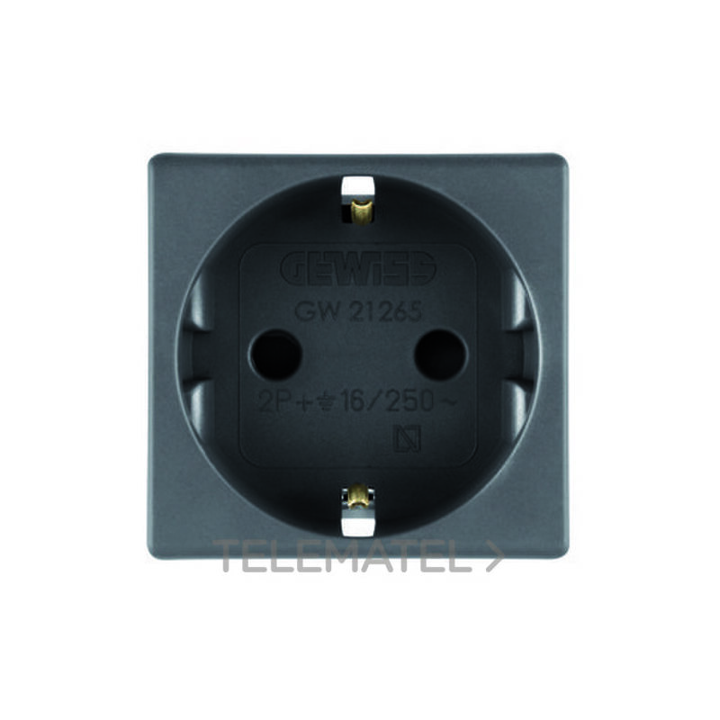 

BASE 2P+T 16A NORMA ESPANOLA SY/BK GW21265 - Gewiss