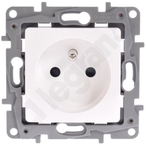 Base 2P+Z 16A persiana blanca Niloe