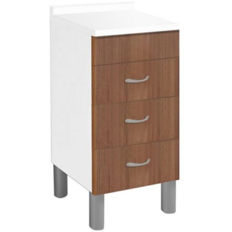 BASE 3 CASSETTI 40X50 cm. 40 x 50 Bianco
