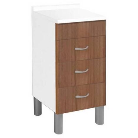 BASE 3 CASSETTI 40X50 Misura: cm. 40 x 50 Bianco