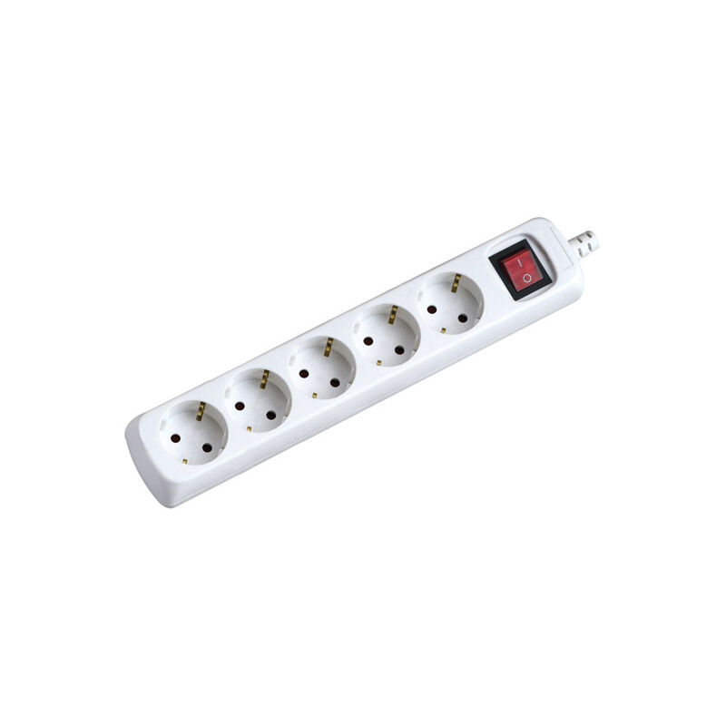 

Base multiple eco con interruptor 5 tomas 3m.