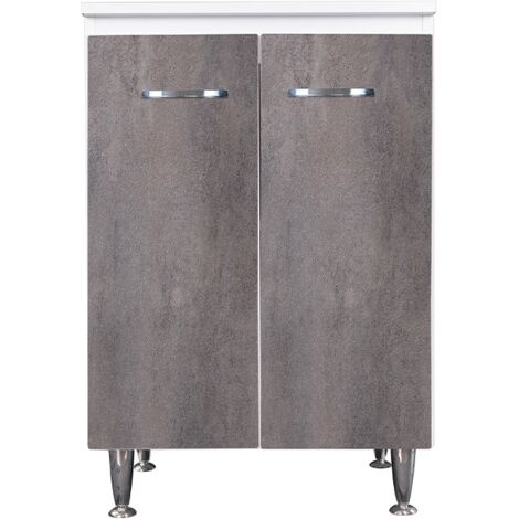Base 60x50 ante corten grigio