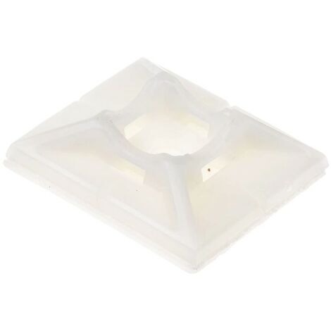 Base adhésive Cellpack 19x19 pour colliers de serrage naturels 100 pièces 146484