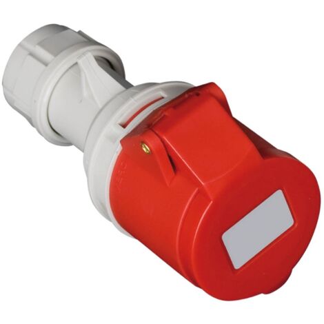 Base Aérea Cetac 4P 3P + t 32A IP44 Roja