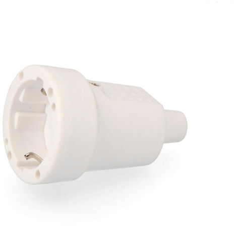 Base Aérea PVC EDM 10/16A 250V T/TL IP44 4,8mm Blanca (Envasada)