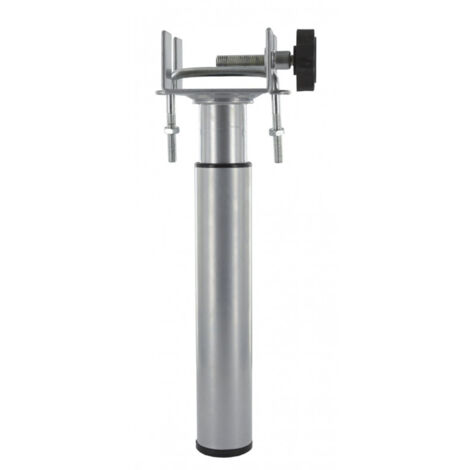 Base ajustable de aluminio gris de 170 a 250 mm para base de marco metálico