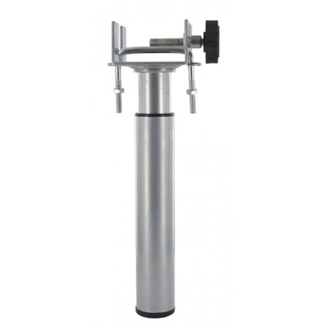 Base ajustable de aluminio gris de 170 a 250 mm para base de marco metálico