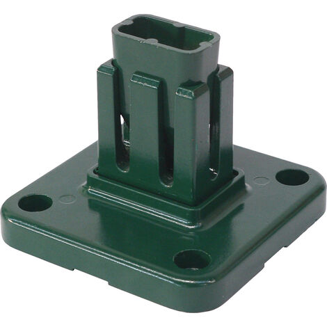 Base aluminio para poste Hércules® - 125x125 mm