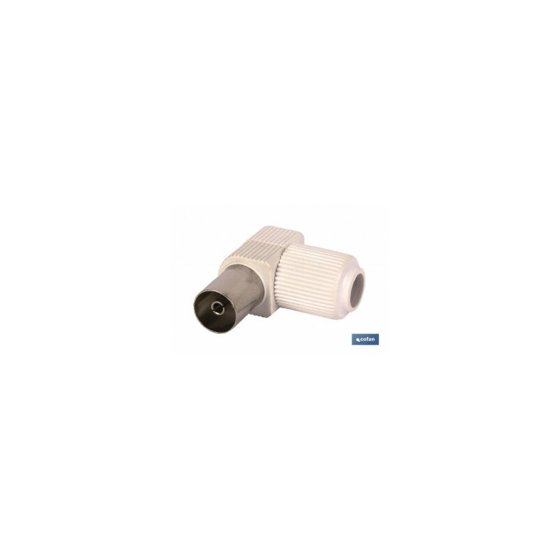 

Conector antena hembra codo 95mm