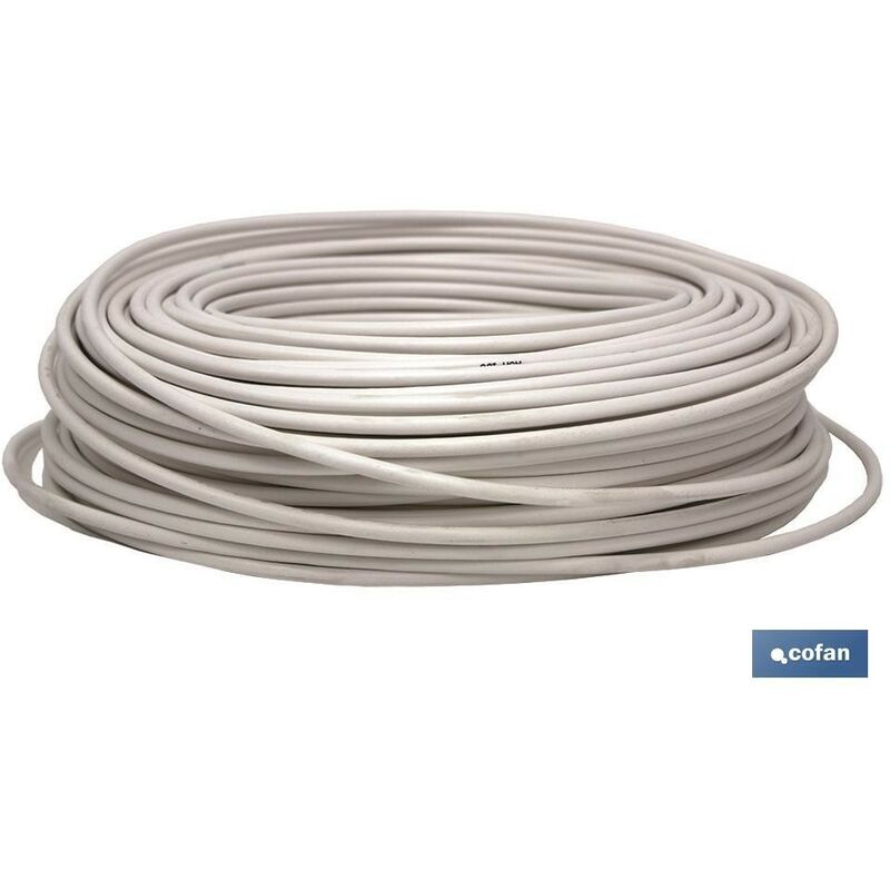 

Cable antena 75 ohm blanco 100 m