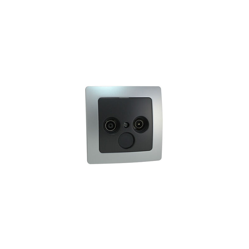

Base antena TV 75O + radio empotrable de color plata/gris 36.535/A/PG 8430552137633