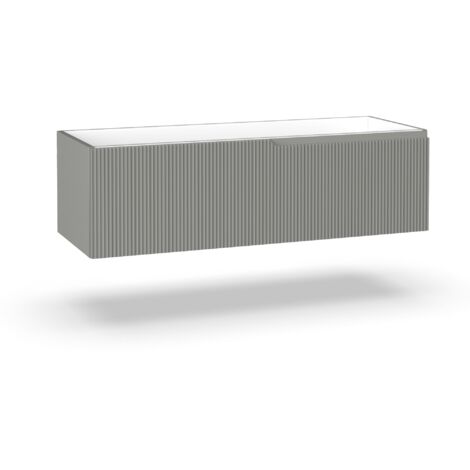 Base avec 1 tiroir ZIP gris mat