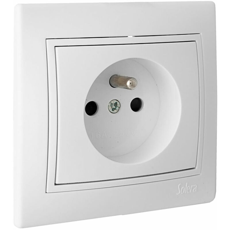 

Base bipolar 16a 250v con toma francesa s.europa - Solera