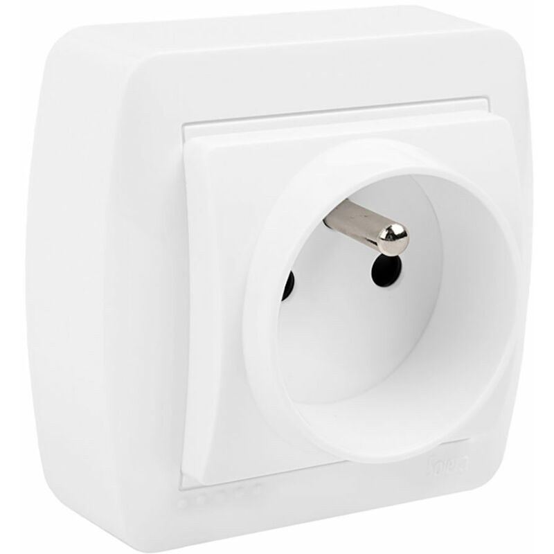 

Base bipolar con sistema frances 74x72x42mm s. mural - Solera