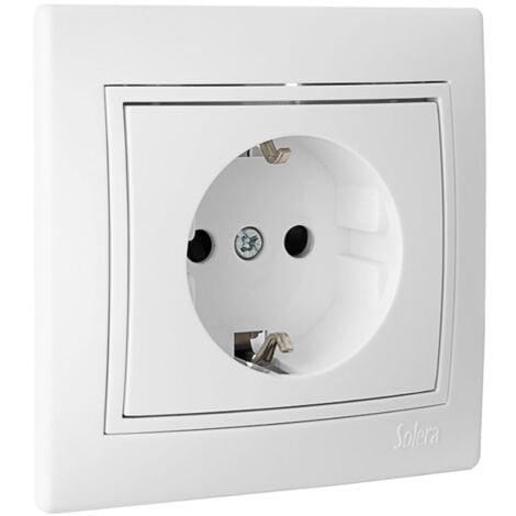 Base Bipolar T/Tl 16A 250V 83x81x10mm Plata Europa Solera