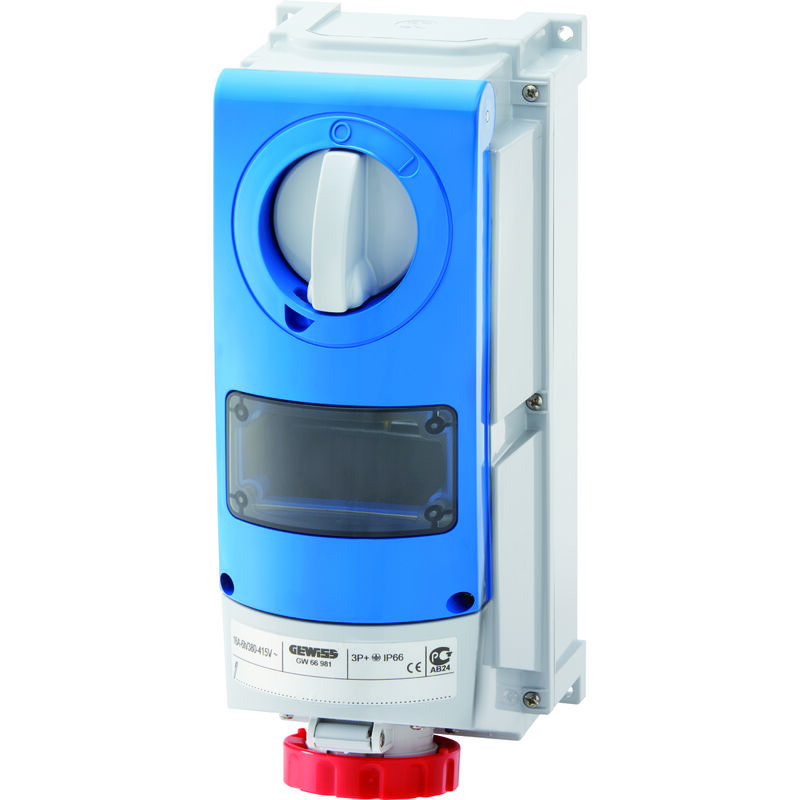 

BASE BL..3P+N+T 32A 400V IP66 C/CAR GW66993 - Gewiss