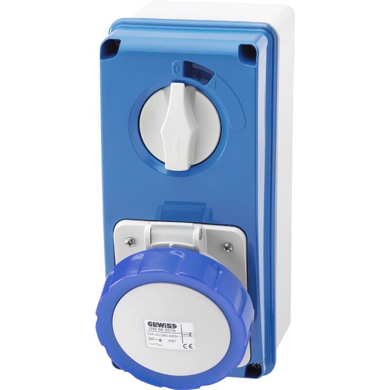 

BASE BL.VR.C.F.2P+T 16A 230V 6H SBF GW66204N - Gewiss
