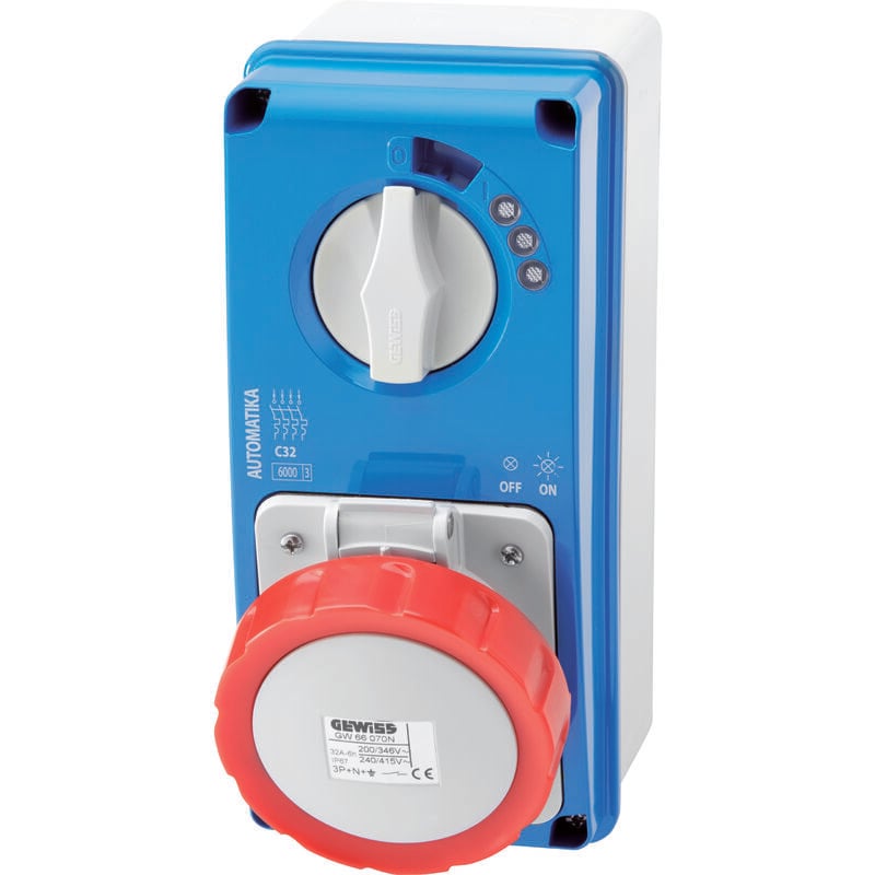 

BASE BL.VR.C.F.3P+N+T 32A 400V 6H MT GW66070N - Gewiss