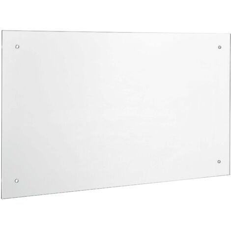 Base cappa 90 x 50 cm con fissaggio in vetro trasparente 030007156