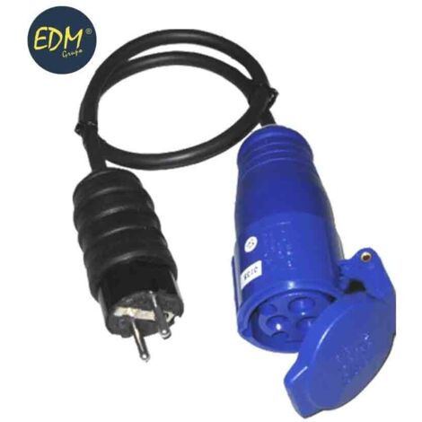 Base Cetac con cavo e spina T/TL 16A 250V EDM