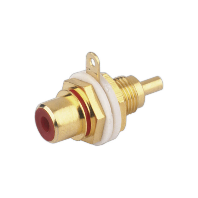 

Base coaxial RCA Hembra Color Rojo 10.581/R 8430552094530 - Electro Dh