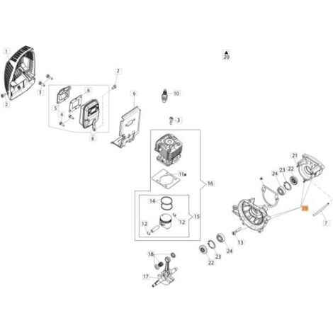 BASE COMPLÈTE ORIGINALE EMAK 61370085R